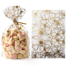 Load image into Gallery viewer, 50Pcs Plume Plastic Bag Easter Birthday Party Candy And Sweets Gift Bags Natal Present Anniversaire Gift Wrapping
