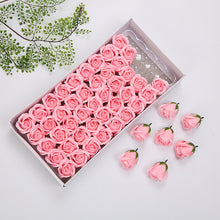 Load image into Gallery viewer, 50Pcs/Set Bath Body Flower Floral Soap Rose Flower Head Cheap Artificial Flower For Wedding Decoratio Valentine'S Day Gift
