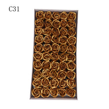 Load image into Gallery viewer, 50Pcs/Set Bath Body Flower Floral Soap Rose Flower Head Cheap Artificial Flower For Wedding Decoratio Valentine'S Day Gift
