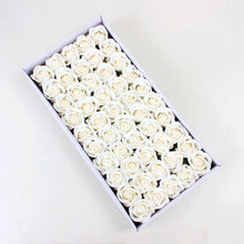 Load image into Gallery viewer, 50Pcs/Set Bath Body Flower Floral Soap Rose Flower Head Cheap Artificial Flower For Wedding Decoratio Valentine'S Day Gift
