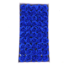 Load image into Gallery viewer, 50Pcs/Set Bath Body Flower Floral Soap Rose Flower Head Cheap Artificial Flower For Wedding Decoratio Valentine'S Day Gift
