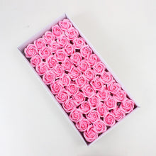 Load image into Gallery viewer, 50Pcs/Set Bath Body Flower Floral Soap Rose Flower Head Cheap Artificial Flower For Wedding Decoratio Valentine'S Day Gift
