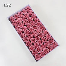 Load image into Gallery viewer, 50Pcs/Set Dia 5cm Bath Body Flower Floral Soap Rose Flower Head Artificial Flowers Home Decor For Wedding Valentine'S Day Gift

