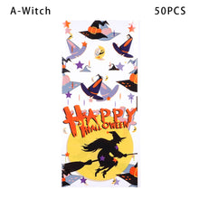 Load image into Gallery viewer, 50Pcs Xmas Cookie Packing Bags Christmas Cellophane Party Bags Treat Candy Bag Festival Party Favor Gift Merry Christmas Hallowe
