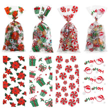 Load image into Gallery viewer, 50Pcs Xmas Cookie Packing Bags Christmas Cellophane Party Bags Treat Candy Bag Festival Party Favor Gift Merry Christmas Hallowe
