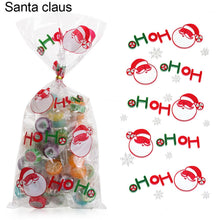 Load image into Gallery viewer, 50Pcs Xmas Cookie Packing Bags Christmas Cellophane Party Bags Treat Candy Bag Festival Party Favor Gift Merry Christmas Hallowe
