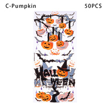 Load image into Gallery viewer, 50Pcs Xmas Cookie Packing Bags Christmas Cellophane Party Bags Treat Candy Bag Festival Party Favor Gift Merry Christmas Hallowe
