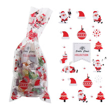 Load image into Gallery viewer, 50Pcs Xmas Cookie Packing Bags Christmas Cellophane Party Bags Treat Candy Bag Festival Party Favor Gift Merry Christmas Hallowe
