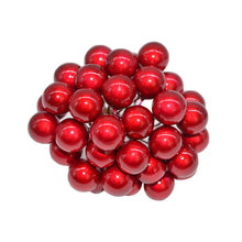 Load image into Gallery viewer, 50Pcs/lot Mini Artificial Flower Fruit Stamens Cherry Christmas Plastic Pearl Berries for Wedding DIY Gift Box Decorated Wreaths
