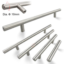 Load image into Gallery viewer, Doorknob 50mm to 500mm Stainless Steel Kitchen Door Cabinet T Bar Handle Pull Knob cabinet knobs furniture handle cupboard drawer handle
