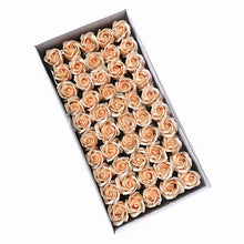 Load image into Gallery viewer, 50pcs Diameter 4.5cm Cheap Soap Rose Head beauty Wedding Valentine's Day Gift Wedding Bouquet Home Decoration Hand Flower Art
