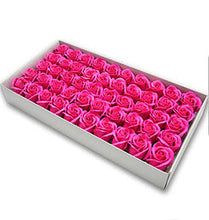 Load image into Gallery viewer, 50pcs Diameter 4.5cm Cheap Soap Rose Head beauty Wedding Valentine's Day Gift Wedding Bouquet Home Decoration Hand Flower Art
