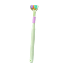 Load image into Gallery viewer, Three-Sided Toothbrush|Ultra Fine Soft Bristle Toothbrush|Macaron Triple Toothbrush Great for Autis
