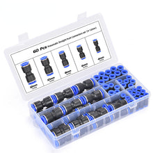 Load image into Gallery viewer, 60PCS/Box Set Air Straight Pneumatic Fittings PU Water Pipes Quick Release Connector PU-4-6-8mm Plastic Hose Couplings
