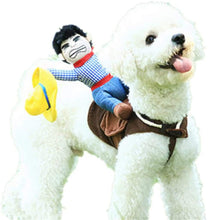 Load image into Gallery viewer, Halloween Costume Delifur Pet  Dog  Pet Suit Cowboy Rider Style Dog Carrying
