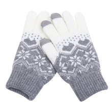 Load image into Gallery viewer, Jacquard Touch Functional in Stock Wholesale Winter Warm Mobile Phone Touch Screen Gloves
