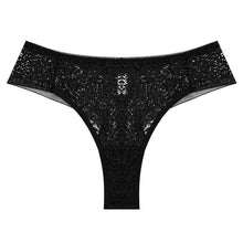 Load image into Gallery viewer, Sexy Panties Lace Thongs Women Underwear Female Intimates Lingerie Low Waist T-Back Brazilian Pantys Floral Hollow Out G-string
