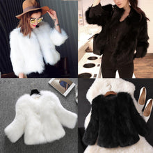 Load image into Gallery viewer, Women Faux Fur Soft Fur Coat Jacket Fluffy Winter Waistcoat Outerwear
