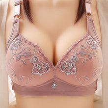 Load image into Gallery viewer, Women's Large Size Bras Female Plus Size Lace Underwear Unlined Ultra Thin Soft Cotton Bras
