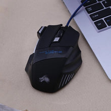 Load image into Gallery viewer, 5500DPI Wired Gaming Mouse Professional 7 Buttons USB Cable LED Optical Gamer Mouse for Computer Laptop PC Mice
