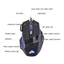 Load image into Gallery viewer, Wired Gaming Mouse Professional 7 Buttons USB Cable LED Optical Gamer Mouse for Computer Laptop PC Mice

