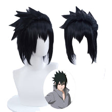 Load image into Gallery viewer, Uchiha Sasuke Cosplay Costume Shippuden Clothing Halloween Outfits Party Blazer Pants  Waist Rope Hand Guard
