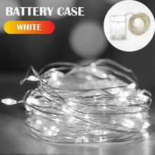 Load image into Gallery viewer, 5M 10M 20M Fairy Light New Year LED Christmas Light Waterproof Copper Wire String Light for Wedding Garland Party Curtain Light
