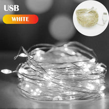 Load image into Gallery viewer, 5M 10M 20M Fairy Light New Year LED Christmas Light Waterproof Copper Wire String Light for Wedding Garland Party Curtain Light
