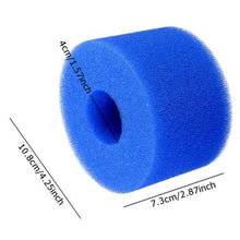 Load image into Gallery viewer, 5PCS Swimming Pool Foam Filter Sponge for Intex S1 Reusable Washable Biofoam Cleaner Pool Foam Filter Swimming Accessorie Promot
