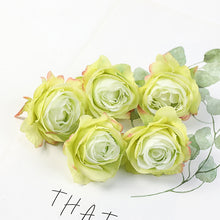 Load image into Gallery viewer, 5PCs Rose Artificial Flowers Silk Fake Flowers For Home Room Decor Party Wedding Valentines Day Decorations DIY Crafts Accessory
