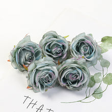 Load image into Gallery viewer, 5PCs Rose Artificial Flowers Silk Fake Flowers For Home Room Decor Party Wedding Valentines Day Decorations DIY Crafts Accessory
