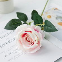 Load image into Gallery viewer, 5Pcs Artificial Flowers Bouquet Beautiful Silk Roses Wedding Home Table Decor Arrange Fake Plants Valentine's Day Present
