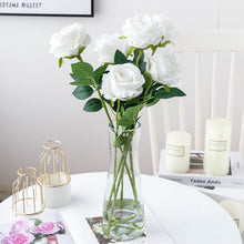 Load image into Gallery viewer, 5Pcs Artificial Flowers Bouquet Beautiful Silk Roses Wedding Home Table Decor Arrange Fake Plants Valentine's Day Present
