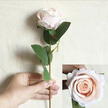 Load image into Gallery viewer, 5Pcs Artificial Flowers Silk Rose Long Branch Bouquet for Wedding Home Decoration
