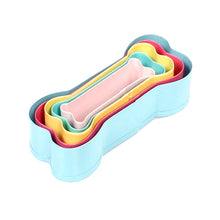 Load image into Gallery viewer, 5Pcs Stainless Steel Biscuit Cutter Mold Dog Bone Shape Cookie Cutter Set for Kids Suitabel for cake and Cookie Decorating Tools
