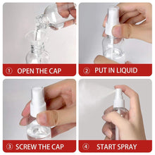 Load image into Gallery viewer, 5Pcs Spray Bottle 10ml 30ml 50ml 60ml 100ml Empty Vial Refillable Mist Pump Perfume Essential Oil Atomizer Travel Accessories
