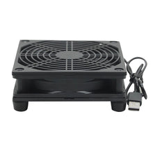 Load image into Gallery viewer, Cooling Fan 5V USB Router Fan TV Box Cooler  Silent Desktop Fan
