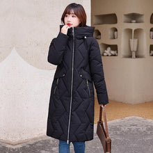 Load image into Gallery viewer, Winter Thicken Female Warm Long Parka Women Solid Color Loose Hooded Coat Jackets Outwear
