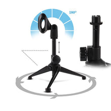Load image into Gallery viewer, Practical Voice Overs Podcasts Adjustable Collapsible Tripod Stand Microphone Holder
