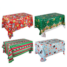 Load image into Gallery viewer, Christmas Halloween Thin Party Decoration Tablecloth Background Wall Layout
