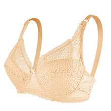 Load image into Gallery viewer, Queenral Underwear Adjustment Thin Section Big Breasts Gathering Ladies Large Size Lace Underwire Bra
