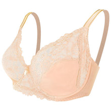 Load image into Gallery viewer, Full Cup Thin Underwear Bra Plus Size Wireless Adjustable Lace Women's Bra Breast Cover D E Cup Large Size Lace Bras
