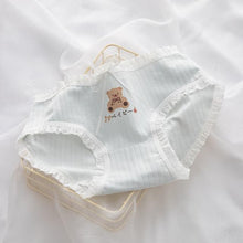 Load image into Gallery viewer, Lovely Printing Panties Women Cotton Underwear Girls Cute Plaid Underpants M-XL Comfortable Briefs Soft Female Lingerie
