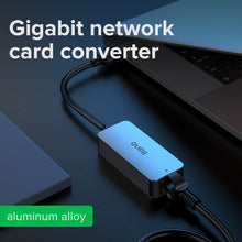 Load image into Gallery viewer, Ethernet Hub USB 3.0 to RJ45 2.5Gbps Lan External Network Card High Speed Fast Transmission Splitter Drive-free 2500Mbps Gigabit Extension Data Hub
