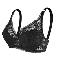 Load image into Gallery viewer, Queenral Underwear Adjustment Thin Section Big Breasts Gathering Ladies Large Size Lace Underwire Bra
