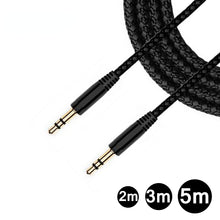 Load image into Gallery viewer, 2/3/5m 3.5mm Aux cable Male to 3.5mm Jack Male AUX Audio Stereo Headphone Cable Jack 3.5 Aux Audio Cable Cord for Phone Earphone
