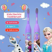 Load image into Gallery viewer, Oral B Kids Electric Toothbrush Soft Bristle Waterproof  Gum Care Oral Hygiene Teeth Bush For Children Powered by 1 AA Battery
