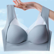 Load image into Gallery viewer, Seamless V-Neck Sports Bras Padded Crop Top Push Up Brassiere Female Underwear Backless Tank Tops Soft Lingerie Camisole

