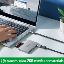 Load image into Gallery viewer, Card Reader Portable USB 3.0 Multi-Driver Five-in-one Card Reader Supports SD, TF, CF, MS, M2 memory Cards for Laptop,Ipad,PC
