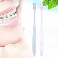 Load image into Gallery viewer, 2 Pcs / Bag Orthodontic Toothbrush Concave and Convex Brush DuPont Bristles With Silver Ions
